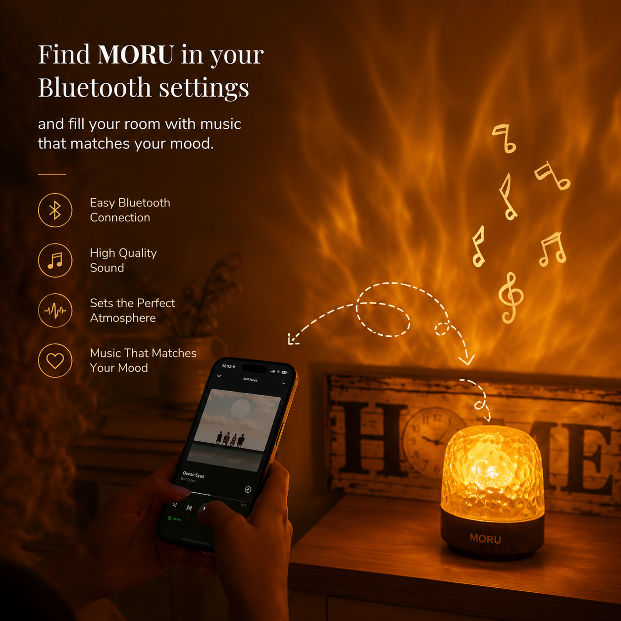 MORU Aura — Ambient Table Light